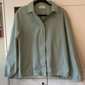 TanJay Sage Green Bomber Jacket